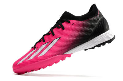 Adidas X Speedportal.3 TF Artificial Turf Soccer Shoes - Pink/Black/White