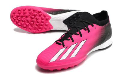 Adidas X Speedportal.3 TF Artificial Turf Soccer Shoes - Pink/Black/White