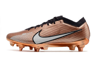 Nike Air Zoom Mercurial Vapor 15 Elite SG Soft Ground Soccer Cleats - Gold/White/Black