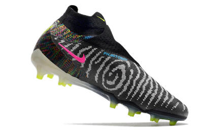 Nike Phantom GX Elite DF FG Firm Ground Soccer Cleats - Black/Rainbow