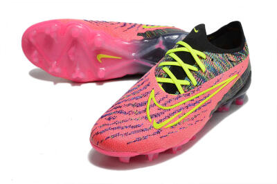 Nike Phantom GX Elite FG Firm Ground Soccer Cleats - Pink/Rainbow