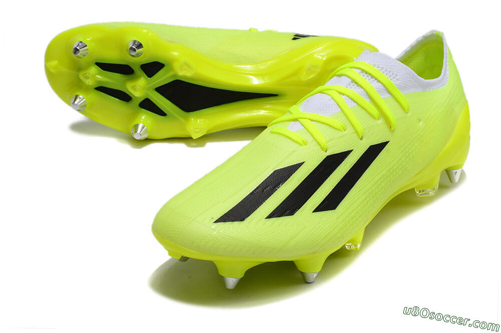 Adidas X Speedportal.1 SG Soft Ground Soccer Cleats - Green/White/Black 3