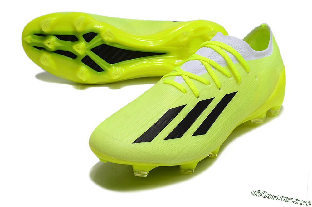 Adidas X Speedportal.1 FG Firm Ground Soccer Cleats - Green/White/Black 3