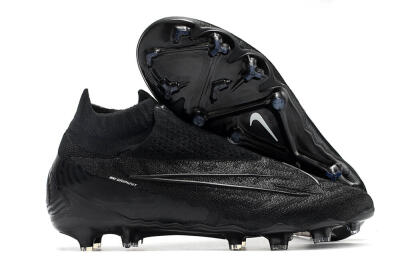 Nike Phantom GX Elite DF FG Firm Ground Soccer Cleats - Black/Black