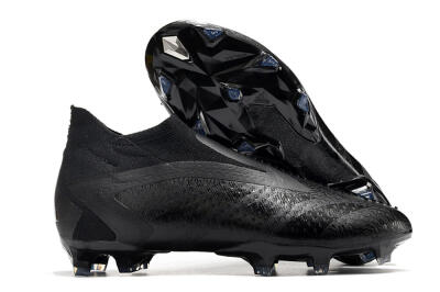 Adidas Predator Accuracy+ FG Firm Ground Soccer Cleats - Black/Grey