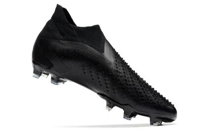 Adidas Predator Accuracy+ FG Firm Ground Soccer Cleats - Black/Grey