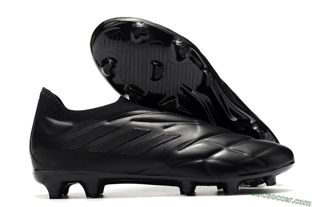 Adidas Copa Pure+ FG Firm Ground Soccer Cleats - Black/Black 1
