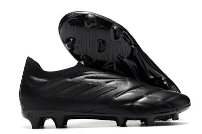 Adidas Copa Pure+ FG Firm Ground Soccer Cleats - Black/Black