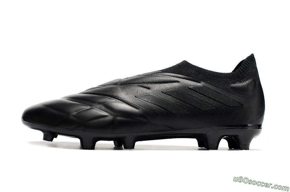 Adidas Copa Pure+ FG Firm Ground Soccer Cleats - Black/Black 2