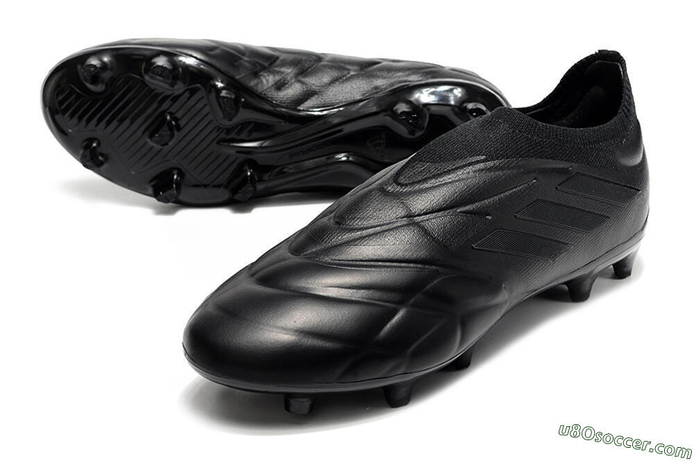 Adidas Copa Pure+ FG Firm Ground Soccer Cleats - Black/Black 3