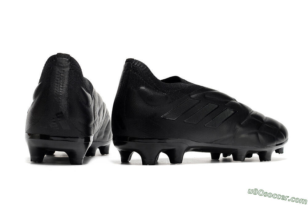 Adidas Copa Pure+ FG Firm Ground Soccer Cleats - Black/Black 6