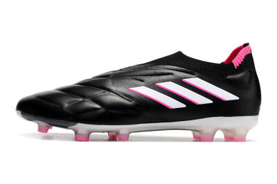 Adidas Copa Pure+ FG Firm Ground Soccer Cleats - Black/White/Pink