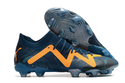 Puma Future Ultimate FG Firm Ground Soccer Cleats - Blue/Yellow