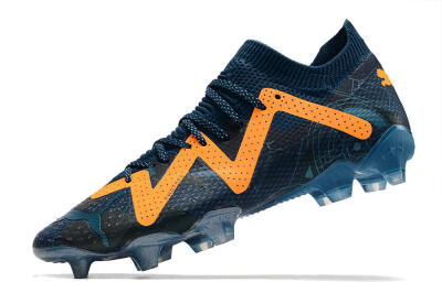 Puma Future Ultimate FG Firm Ground Soccer Cleats - Blue/Yellow