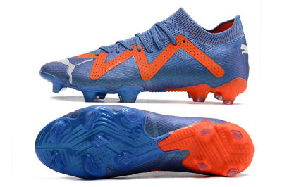 Puma Future Ultimate FG Firm Ground Soccer Cleats - Blue/Orange/White