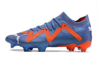 Puma Future Ultimate FG Firm Ground Soccer Cleats - Blue/Orange/White