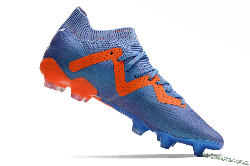 Puma Future Ultimate FG Firm Ground Soccer Cleats - Blue/Orange/White 4