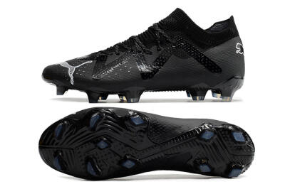 Puma Future Ultimate FG Firm Ground Soccer Cleats - Black/White