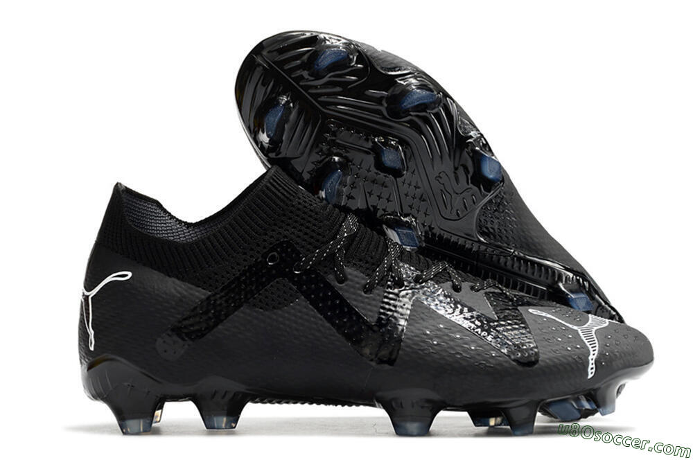 Puma Future Ultimate FG Firm Ground Soccer Cleats - Black/White 1
