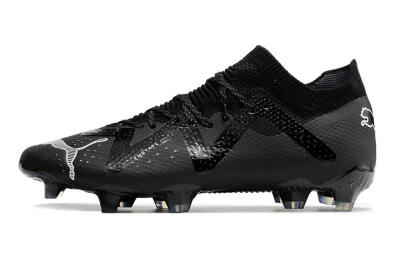 Puma Future Ultimate FG Firm Ground Soccer Cleats - Black/White