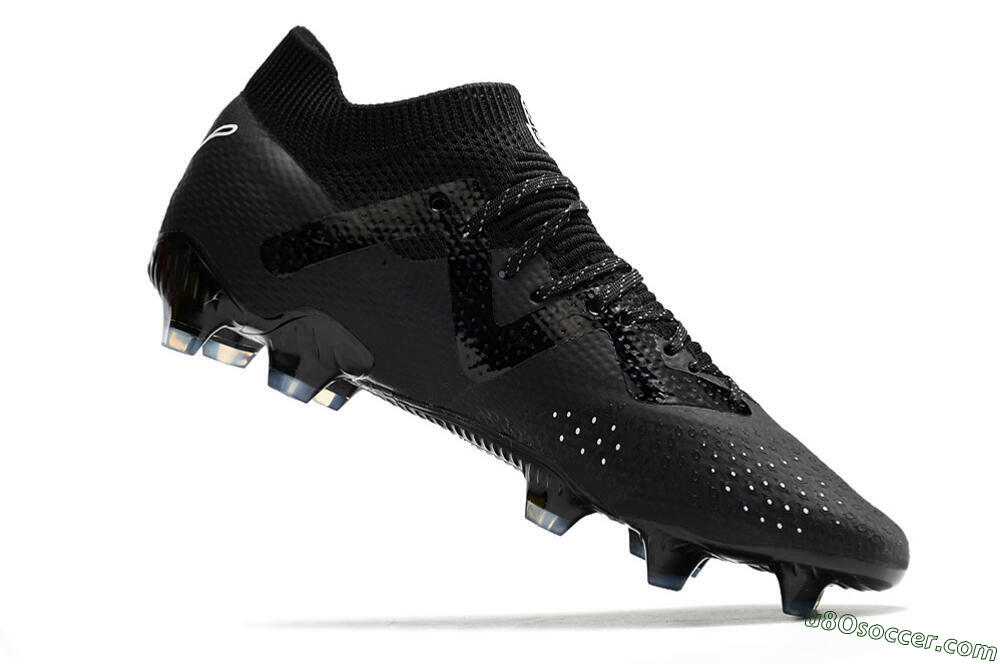 Puma Future Ultimate FG Firm Ground Soccer Cleats - Black/White 4