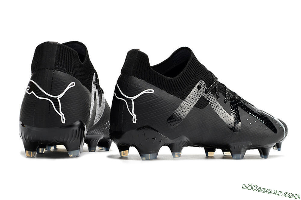 Puma Future Ultimate FG Firm Ground Soccer Cleats - Black/White 6