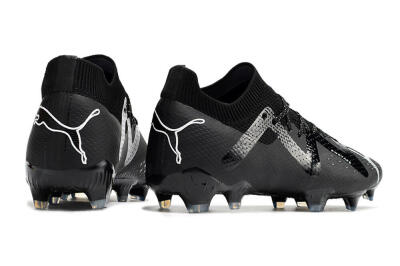 Puma Future Ultimate FG Firm Ground Soccer Cleats - Black/White