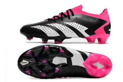 Adidas Predator Accuracy.1 FG Firm Ground Soccer Cleats - Black/Pink/White