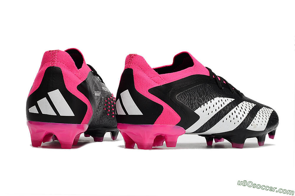 Adidas Predator Accuracy.1 FG Firm Ground Soccer Cleats - Black/Pink/White 6