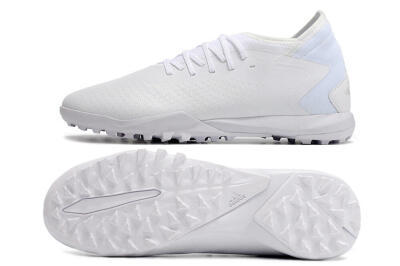 Adidas Predator Accuracy.3 TF Artificial Turf Soccer Shoes - White/White