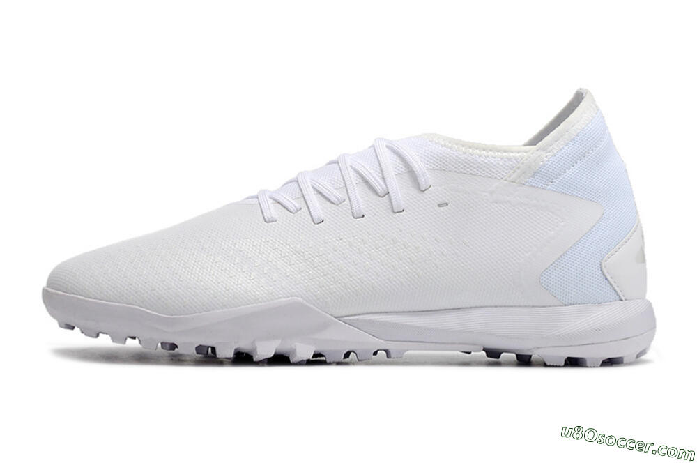 Adidas Predator Accuracy.3 TF Artificial Turf Soccer Shoes - White/White 2