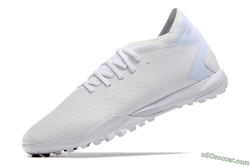 Adidas Predator Accuracy.3 TF Artificial Turf Soccer Shoes - White/White 5