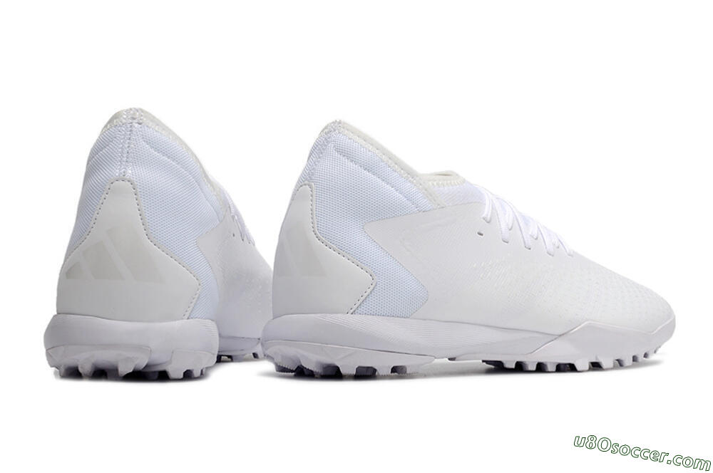 Adidas Predator Accuracy.3 TF Artificial Turf Soccer Shoes - White/White 6
