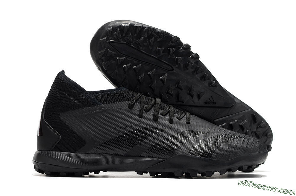 Adidas Predator Accuracy.3 TF Artificial Turf Soccer Shoes - Black/Black 1