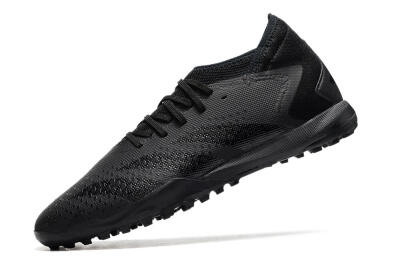Adidas Predator Accuracy.3 TF Artificial Turf Soccer Shoes - Black/Black