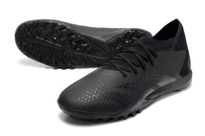 Adidas Predator Accuracy.3 TF Artificial Turf Soccer Shoes - Black/Black