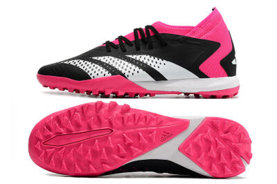 Adidas Predator Accuracy.3 TF Artificial Turf Soccer Shoes - Black/Pink/White