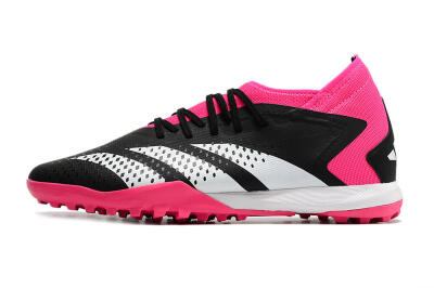 Adidas Predator Accuracy.3 TF Artificial Turf Soccer Shoes - Black/Pink/White