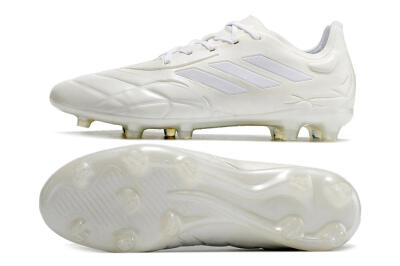 Adidas Copa Pure.1 FG Firm Ground Soccer Cleats - White/White