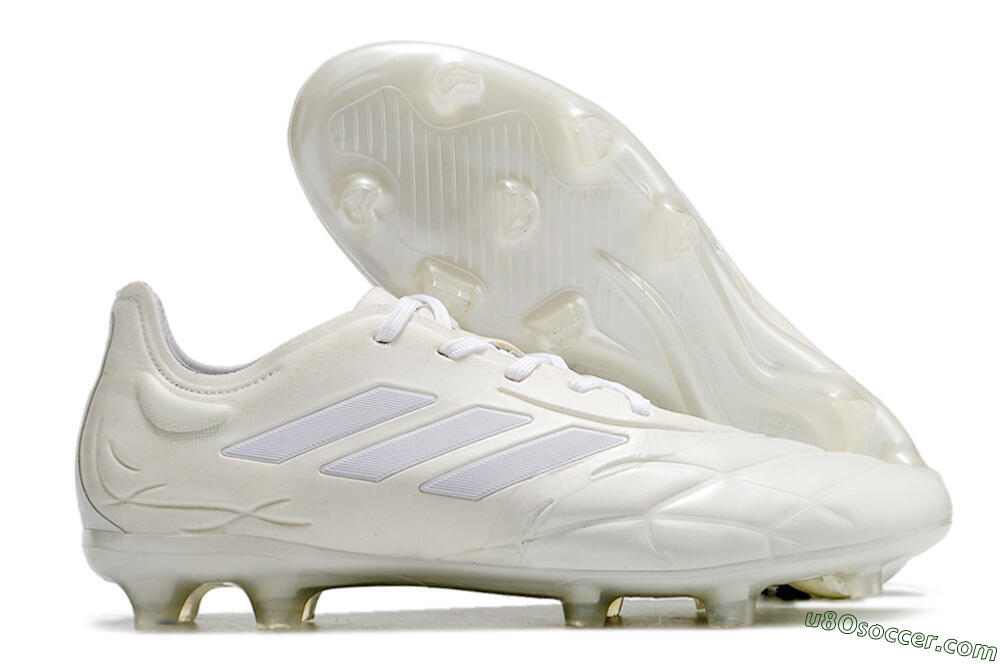 Adidas Copa Pure.1 FG Firm Ground Soccer Cleats - White/White 1