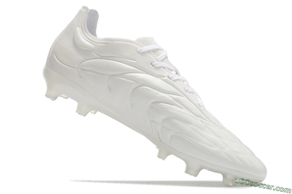 Adidas Copa Pure.1 FG Firm Ground Soccer Cleats - White/White 4