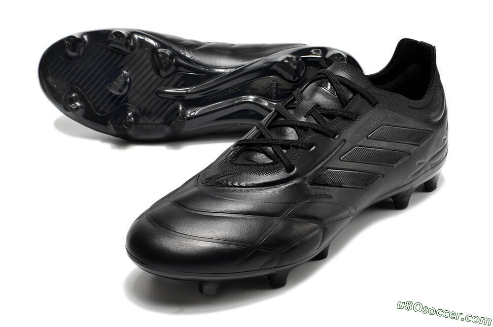 Adidas Copa Pure.1 FG Firm Ground Soccer Cleats - Black/Black 3