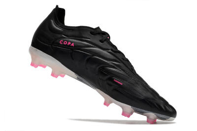 Adidas Copa Pure.1 FG Firm Ground Soccer Cleats - Black/White/Pink