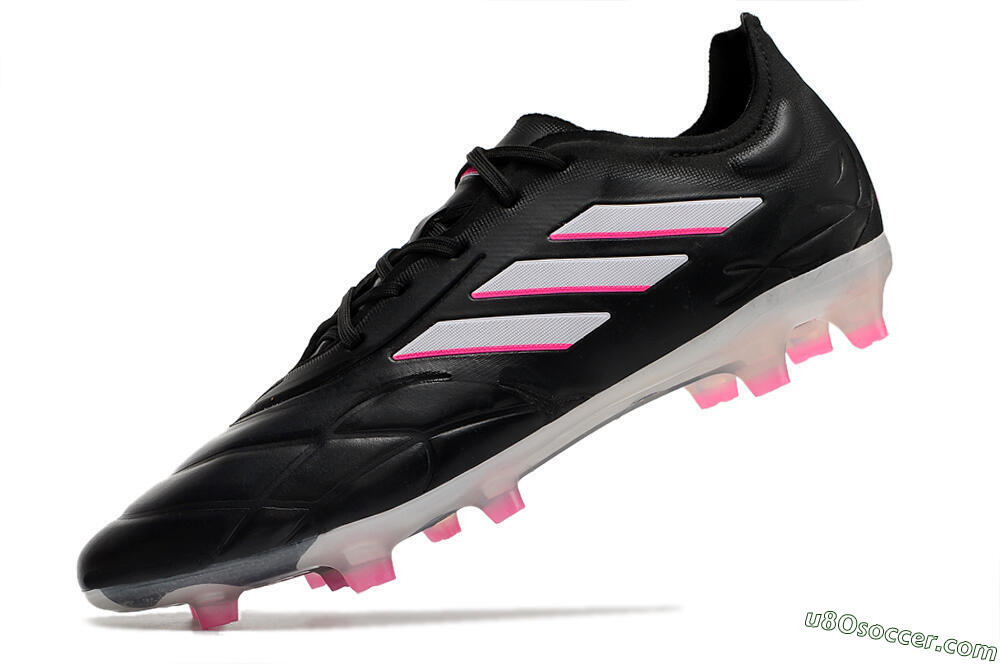 Adidas Copa Pure.1 FG Firm Ground Soccer Cleats - Black/White/Pink 5