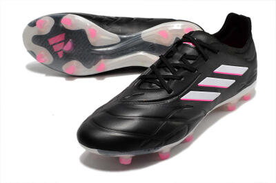 Adidas Copa Pure.1 FG Firm Ground Soccer Cleats - Black/White/Pink