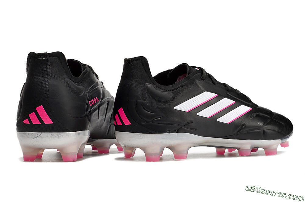 Adidas Copa Pure.1 FG Firm Ground Soccer Cleats - Black/White/Pink 6