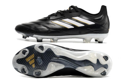 Adidas Copa Pure.1 FG Firm Ground Soccer Cleats - Black/White