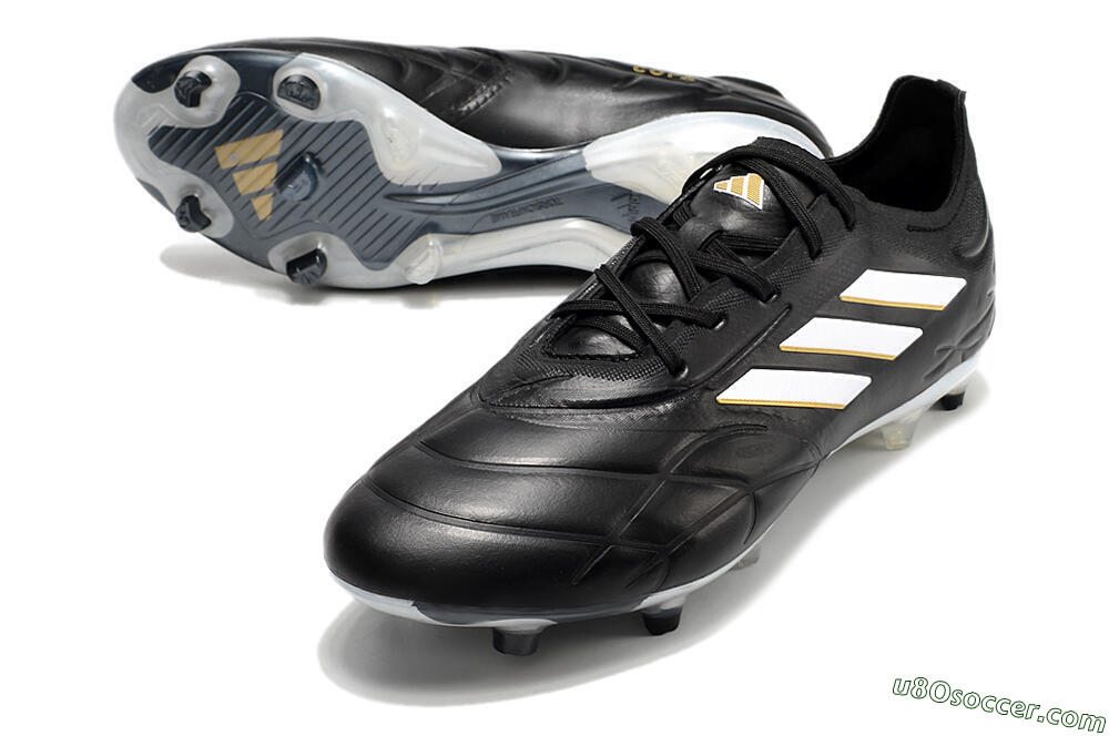 Adidas Copa Pure.1 FG Firm Ground Soccer Cleats - Black/White 3