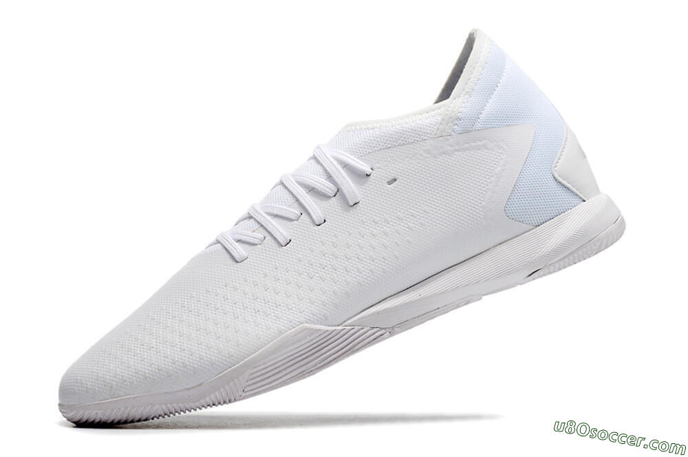 Adidas Predator Accuracy.3 IC Futsal/Indoor Soccer Shoes - White/White 5