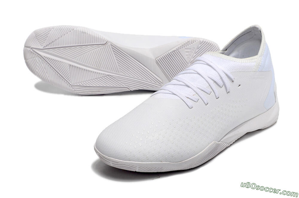 Adidas Predator Accuracy.3 IC Futsal/Indoor Soccer Shoes - White/White 3